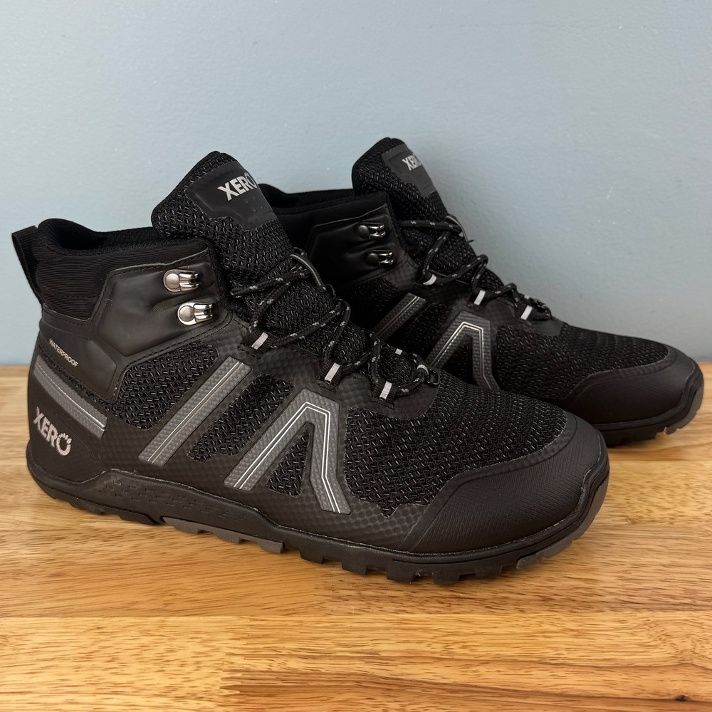 Xero Shoes Xcursion Fusion Womens 10.5 Black Waterproof Trail Hiking Boots Shoes